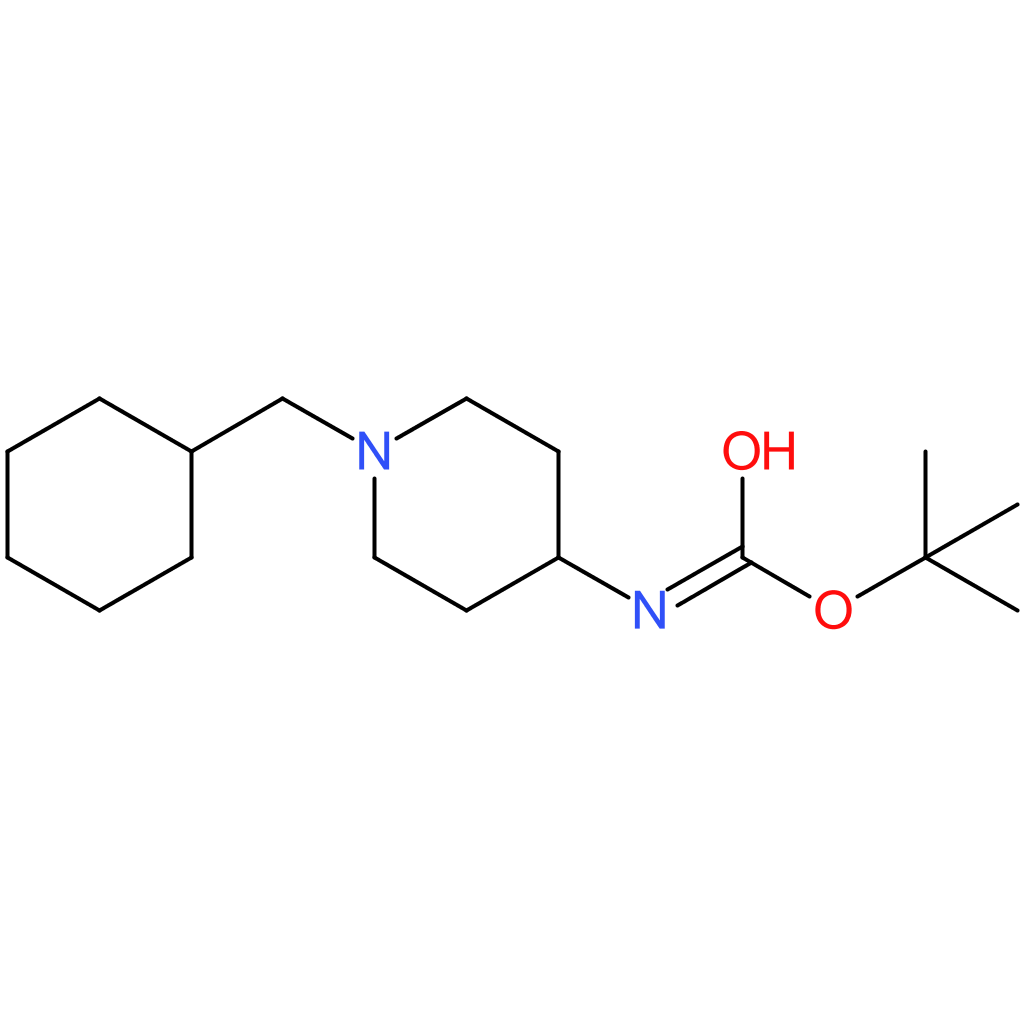 tert-Butyl 1-(cyclohexylmethyl)piperidin-4-ylcarbamate