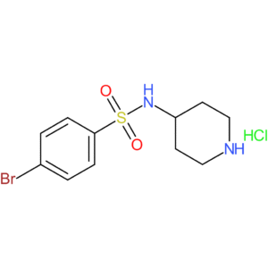 4-Bromo-N-(piperidin-4-yl)benzenesulfonamide hydrochloride