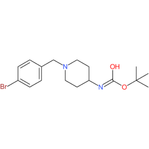 tert-Butyl 1-(4-bromobenzyl)piperidin-4-ylcarbamate