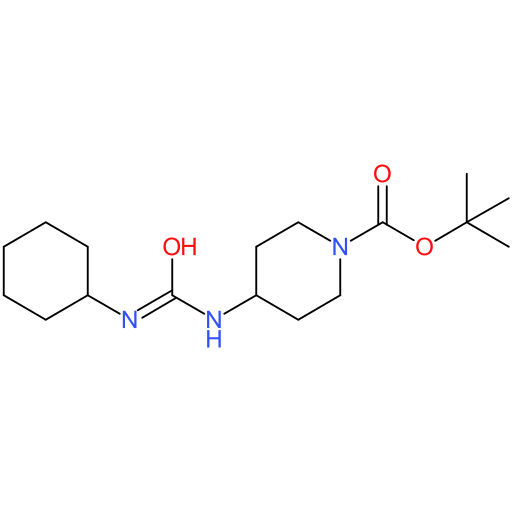 tert-Butyl 4-(3-cyclohexylureido)piperidine-1-carboxylate