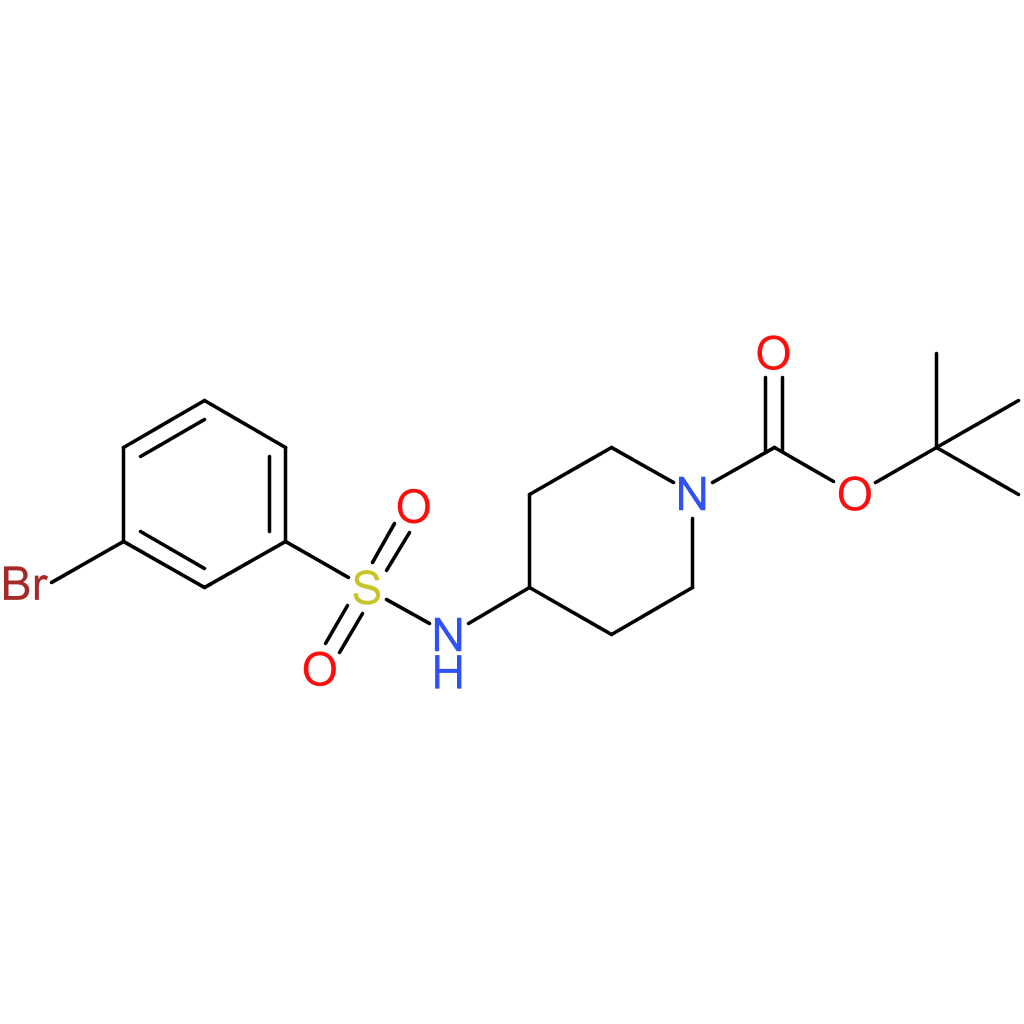 tert-Butyl 4-(3-bromophenylsulfonamido)piperidine-1-carboxylate