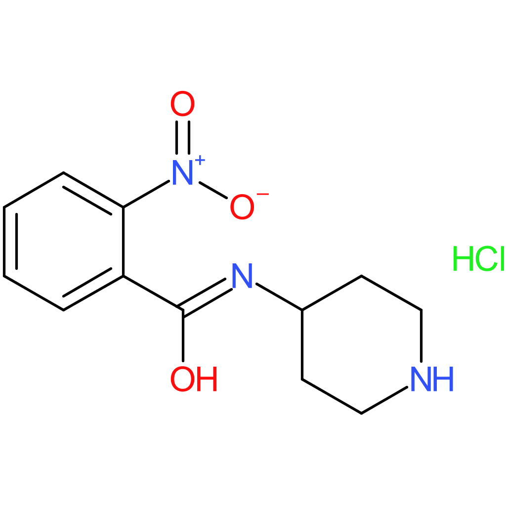 2-Nitro-N-(piperidine-4-yl)benzamide hydrochloride