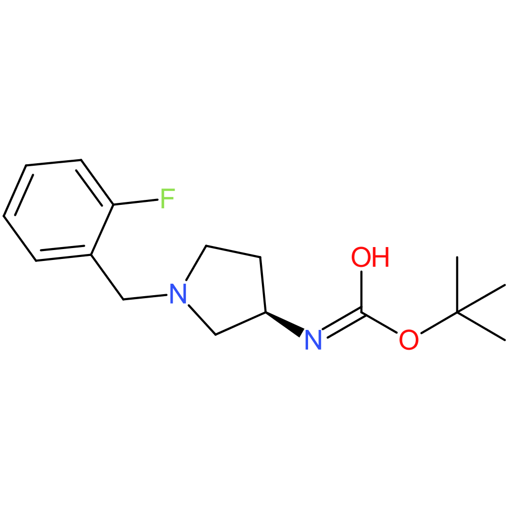 (R)-tert-Butyl 1-(2-fluorobenzyl)pyrrolidin-3-ylcarbamate