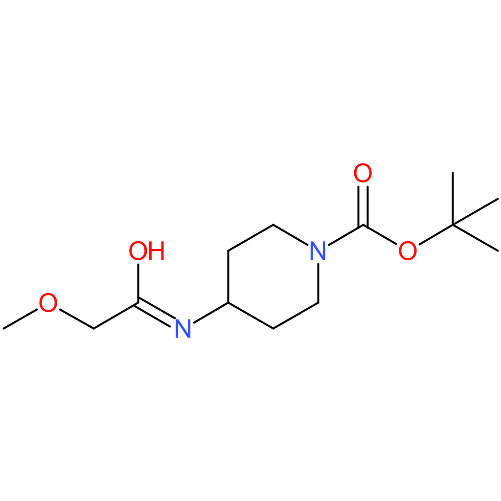 tert-Butyl 4-(2-methoxyacetamido)piperidine-1-carboxylate