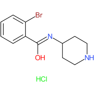 2-Bromo-N-(piperidin-4-yl)benzamide hydrochloride