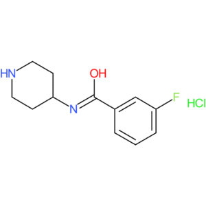 3-Fluoro-N-(piperidine-4-yl)benzamide hydrochloride