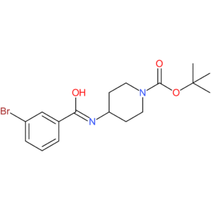 tert-Butyl 4-(3-bromobenzamido)piperidine-1-carboxylate