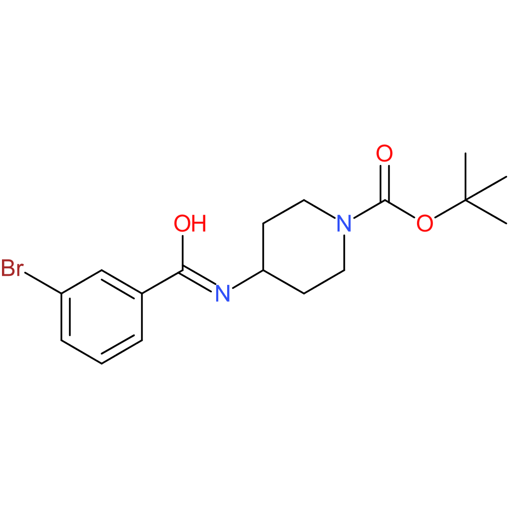 tert-Butyl 4-(3-bromobenzamido)piperidine-1-carboxylate