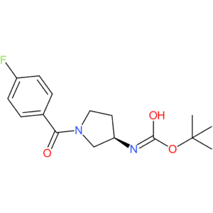 (R)-tert-Butyl 1-(4-fluorobenzoyl)pyrrolidin-3-ylcarbamate