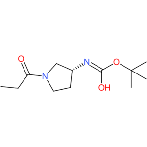 (R)-tert-Butyl 1-propionylpyrrolidin-3-ylcarbamate
