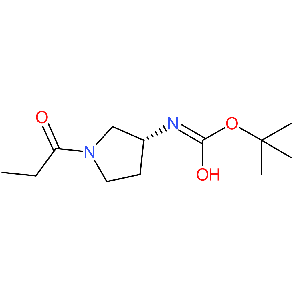 (R)-tert-Butyl 1-propionylpyrrolidin-3-ylcarbamate
