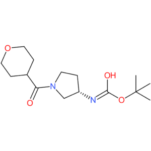(S)-tert-Butyl 1-(tetrahydro-2H-pyran-4-carbonyl)pyrrolidin-3-ylcarbamate