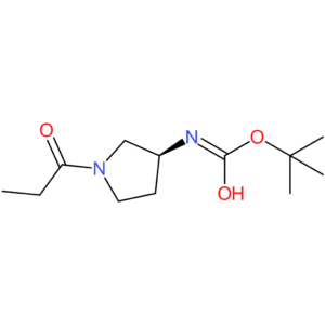 (S)-tert-Butyl 1-propionylpyrrolidin-3-ylcarbamate