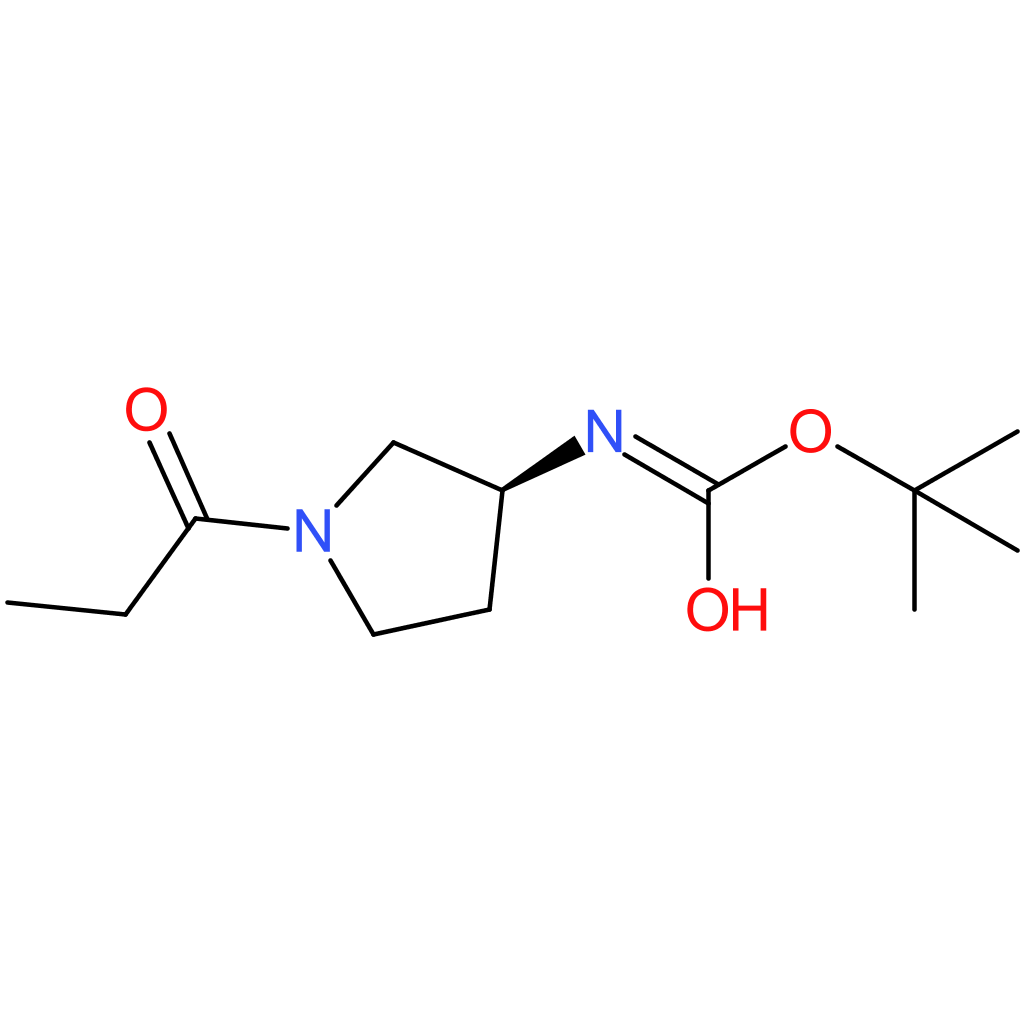 (S)-tert-Butyl 1-propionylpyrrolidin-3-ylcarbamate