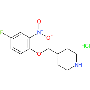 4-[(4-Fluoro-2-nitrophenoxy)methyl]piperidine hydrochloride
