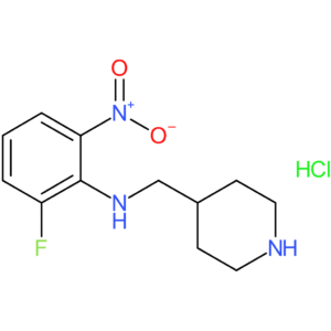 2-Fluoro-6-nitro-N-(piperidin-4-ylmethyl)aniline hydrochloride
