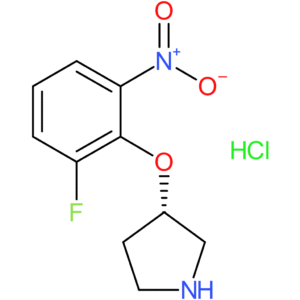 (S)-3-(2-Fluoro-6-nitrophenoxy)pyrrolidine hydrochloride