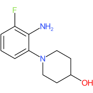 1-(2-Amino-3-fluorophenyl)piperidin-4-ol