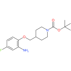 tert-Butyl 4-[(2-amino-4-fluorophenoxy)methyl]piperidine-1-carboxylate