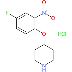 4-(4-Fluoro-2-nitrophenoxy)piperidine hydrochloride