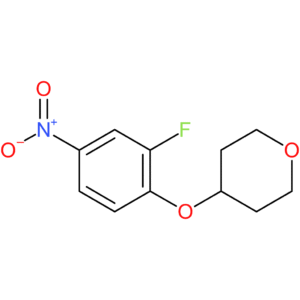 4-(2-Fluoro-4-nitrophenoxy)tetrahydro-2H-pyran