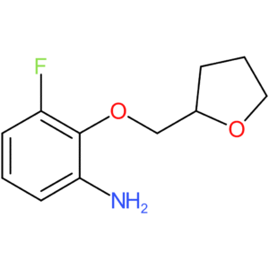 3-Fluoro-2-[(tetrahydrofuran-2-yl)methoxy]aniline