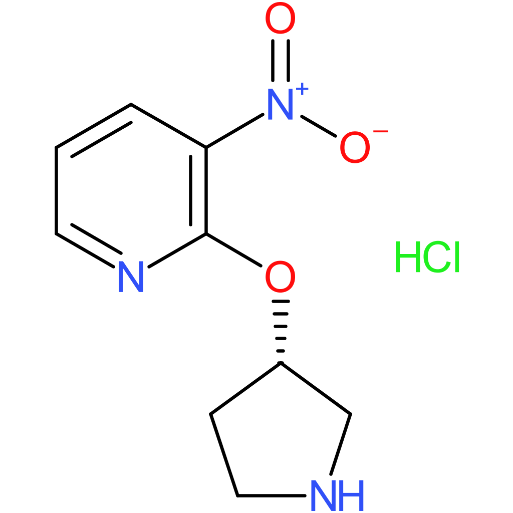 (S)-3-Nitro-2-(pyrrolidin-3-yloxy)pyridine hydrochloride