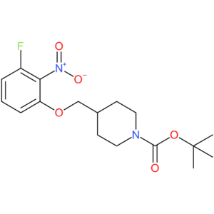 tert-Butyl 4-[(3-fluoro-2-nitrophenoxy)methyl]piperidine-1-carboxylate