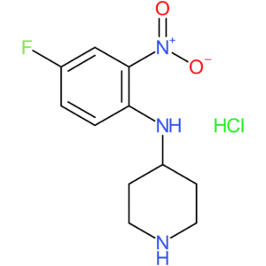 N-(4-Fluoro-2-nitrophenyl)piperidin-4-amine hydrochloride