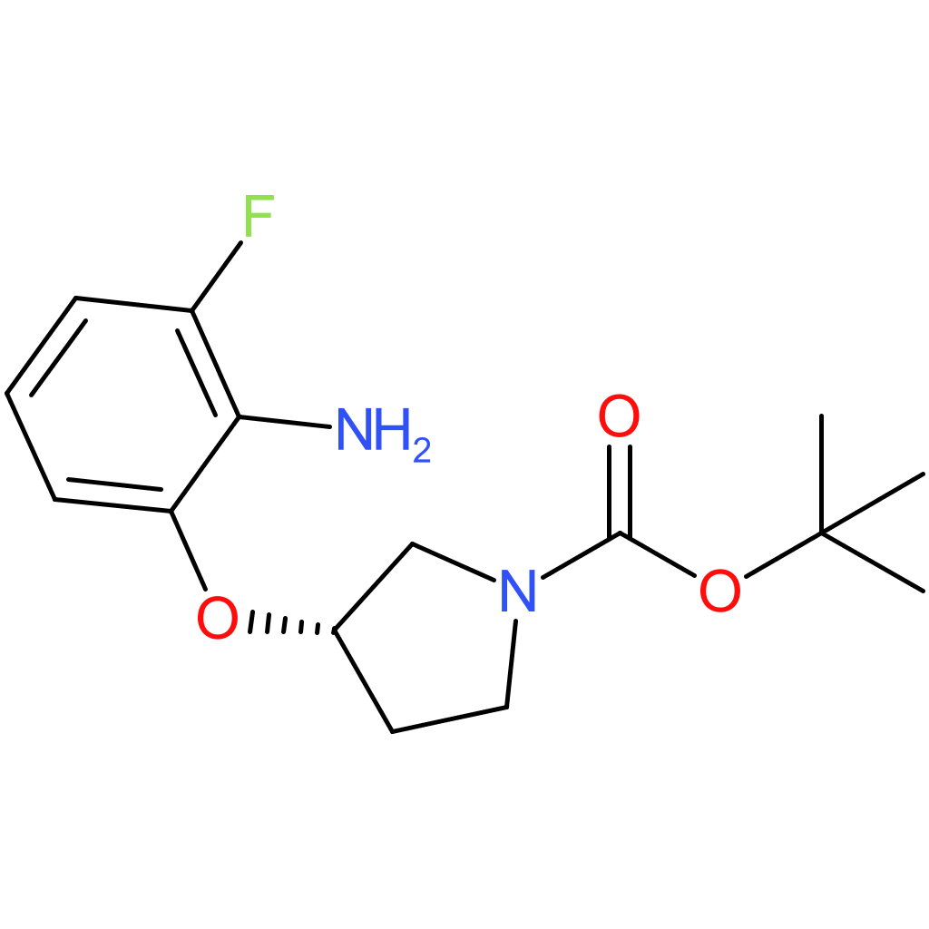 (S)-tert-Butyl 3-(2-amino-3-fluorophenoxy)pyrrolidine-1-carboxylate