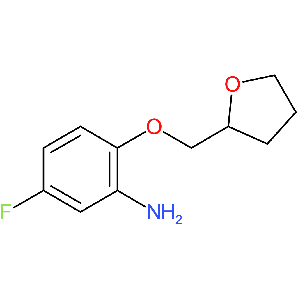 5-Fluoro-2-[(tetrahydrofuran-2-yl)methoxy]aniline