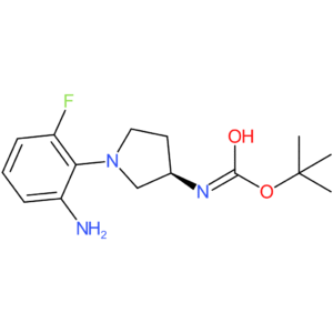(R)-tert-Butyl 1-(2-amino-6-fluorophenyl)pyrrolidin-3-ylcarbamate