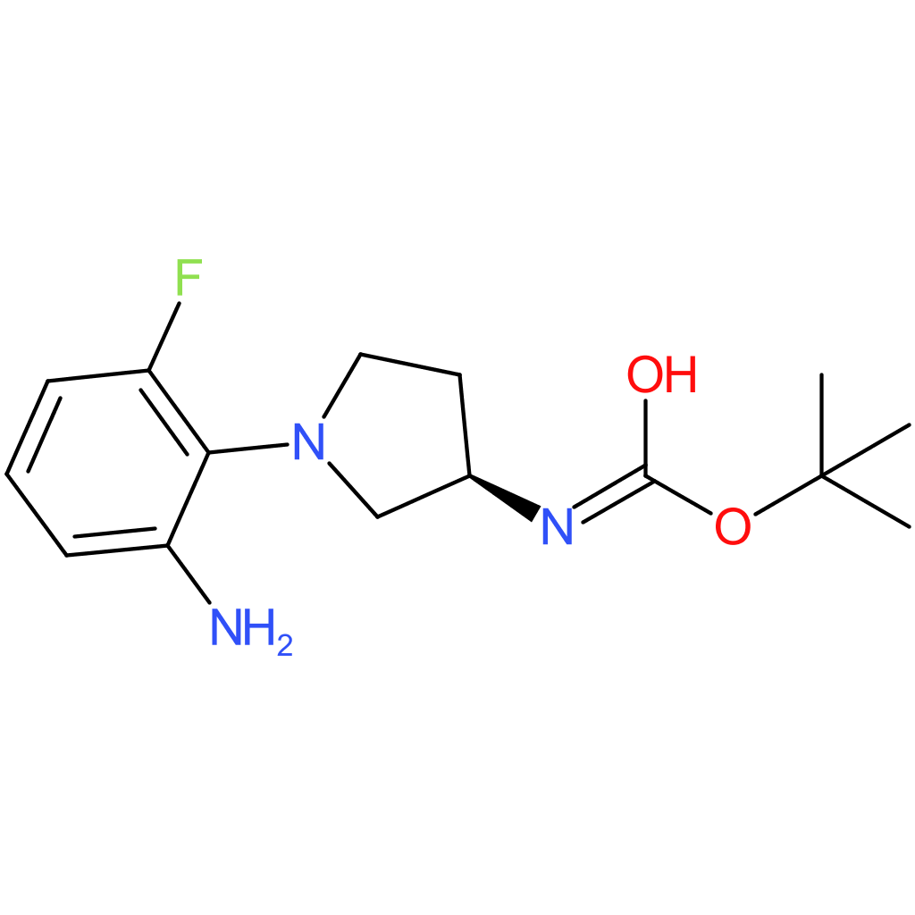 (R)-tert-Butyl 1-(2-amino-6-fluorophenyl)pyrrolidin-3-ylcarbamate