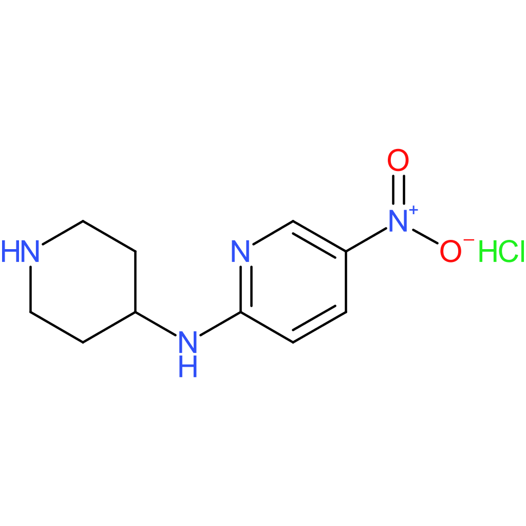 5-Nitro-N-(piperidin-4-yl)pyridin-2-amine hydrochloride