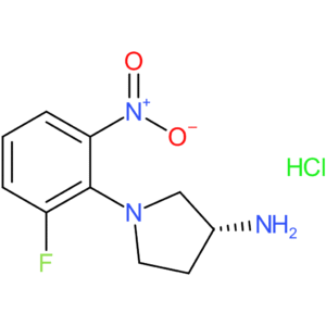 (R)-1-(2-Fluoro-6-nitrophenyl)pyrrolidin-3-amine hydrochloride