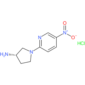 (S)-1-(5-Nitropyridin-2-yl)pyrrolidin-3-amine hydrochloride