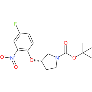 (S)-tert-Butyl 3-(4-fluoro-2-nitrophenoxy)pyrrolidine-1-carboxylate