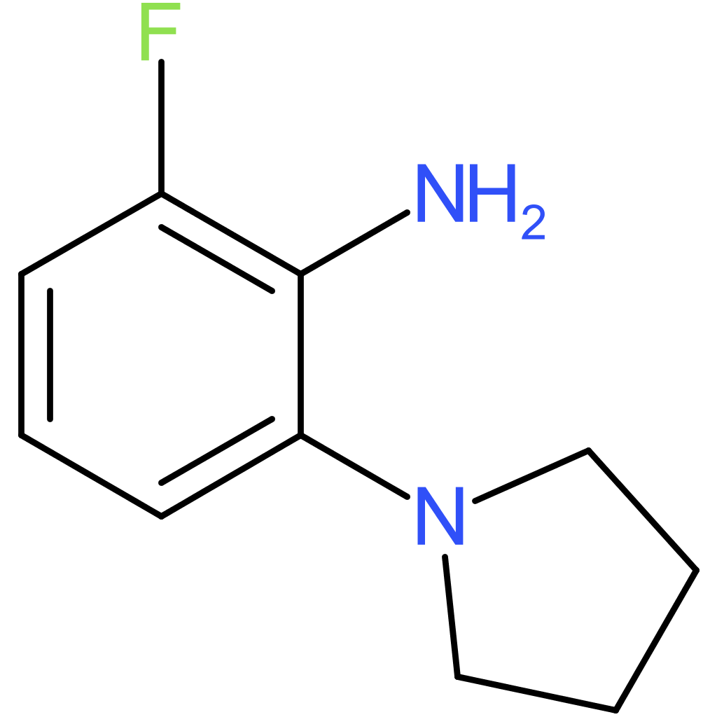 2-Fluoro-6-(pyrrolidin-1-yl)aniline