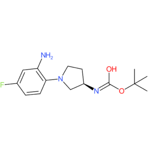 (R)-tert-Butyl 1-(2-amino-4-fluorophenyl)pyrrolidin-3-ylcarbamate