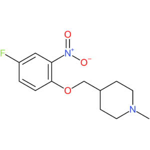 4-[(4-Fluoro-2-nitrophenoxy)methyl]-1-methylpiperidine