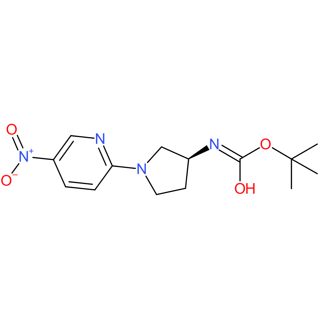 (S)-tert-Butyl 1-(5-nitropyridin-2-yl)pyrrolidin-3-ylcarbamate