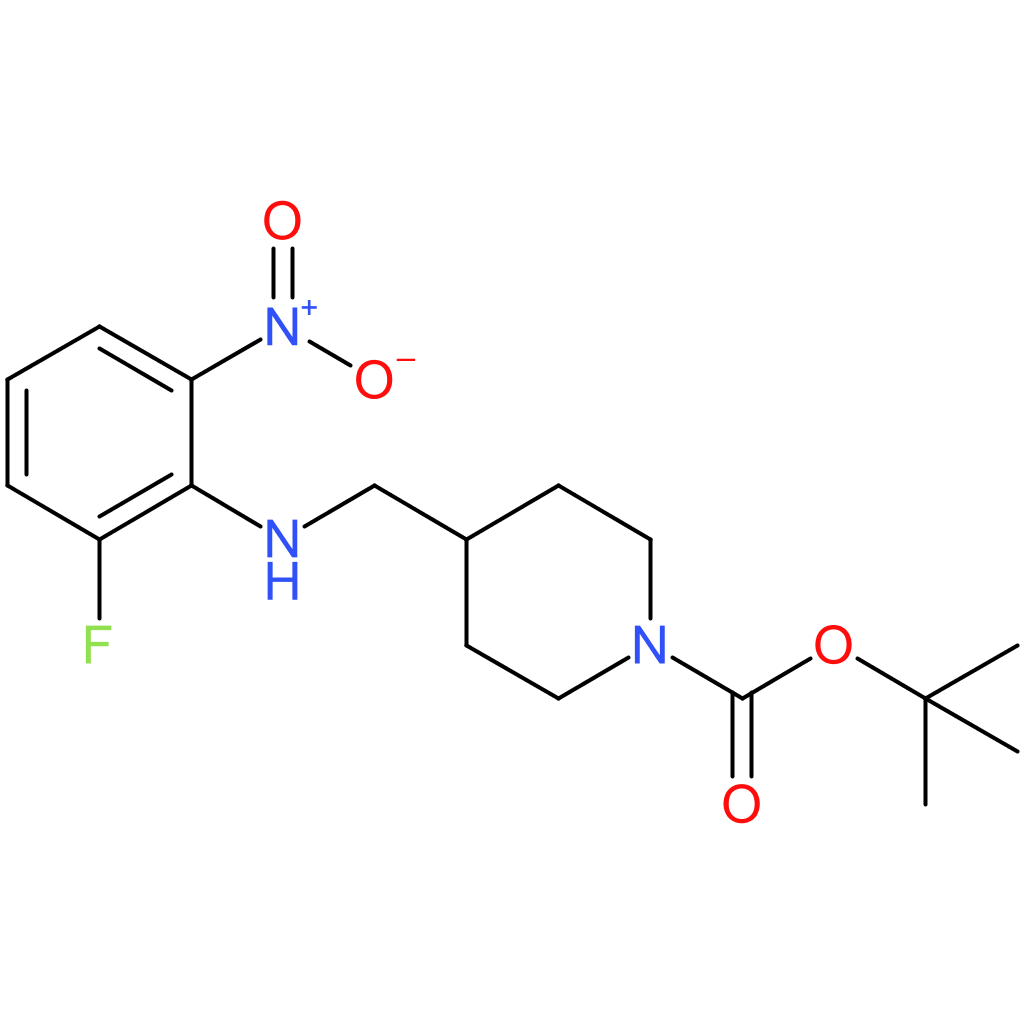 tert-Butyl 4-[(2-fluoro-6-nitrophenylamino)methyl]piperidine-1-carboxylate