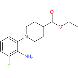 Ethyl 1-(2-amino-3-fluorophenyl)piperidine-4-carboxylate