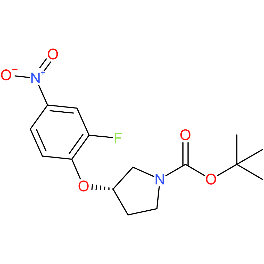 (S)-tert-Butyl 3-(2-fluoro-4-nitrophenoxy)pyrrolidine-1-carboxylate
