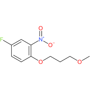 4-Fuoro-1-(3-methoxypropoxy)-2-nitrobenzene