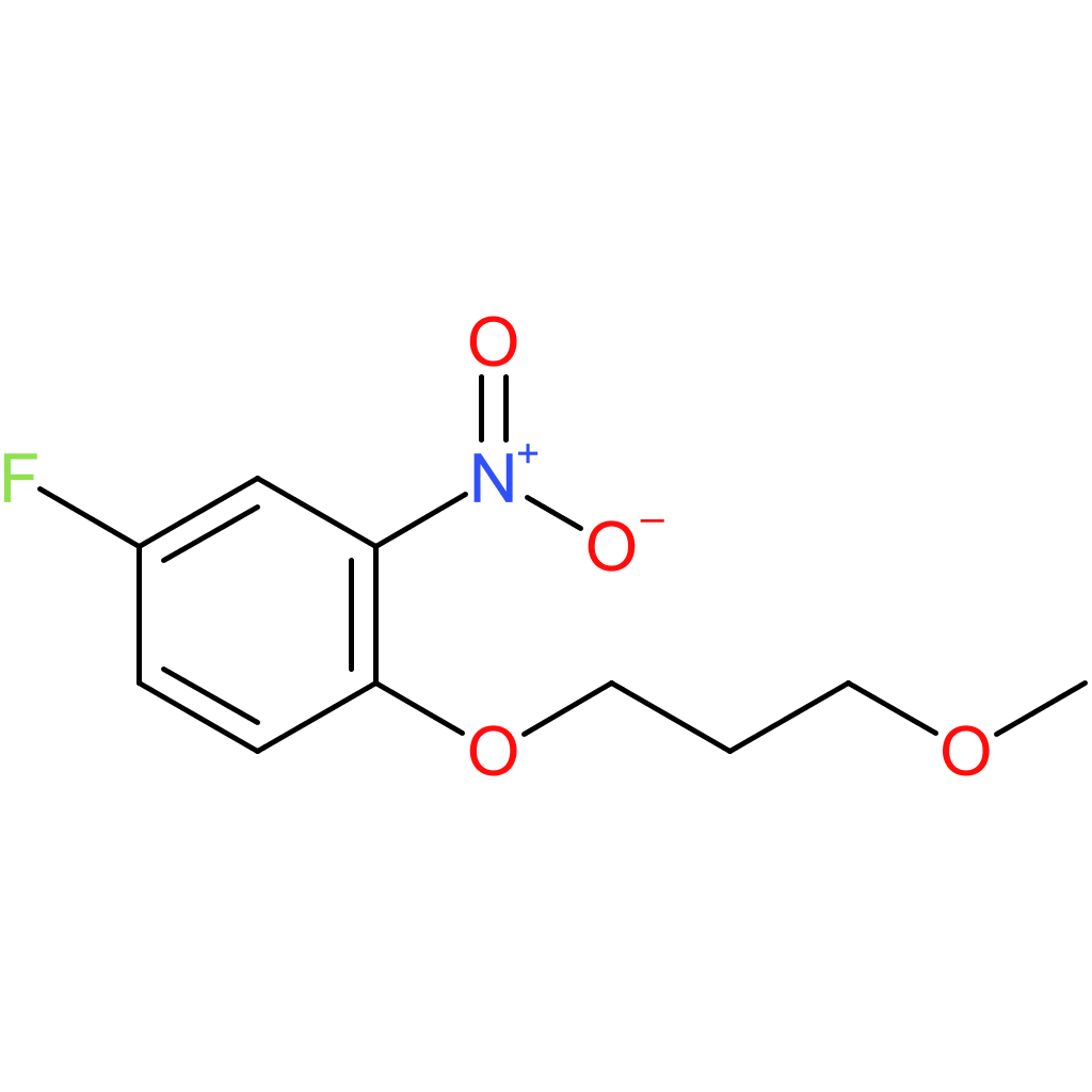 4-Fuoro-1-(3-methoxypropoxy)-2-nitrobenzene