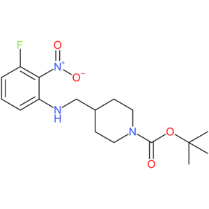 tert-Butyl 4-[(3-fluoro-2-nitrophenylamino)methyl]piperidine-1-carboxylate