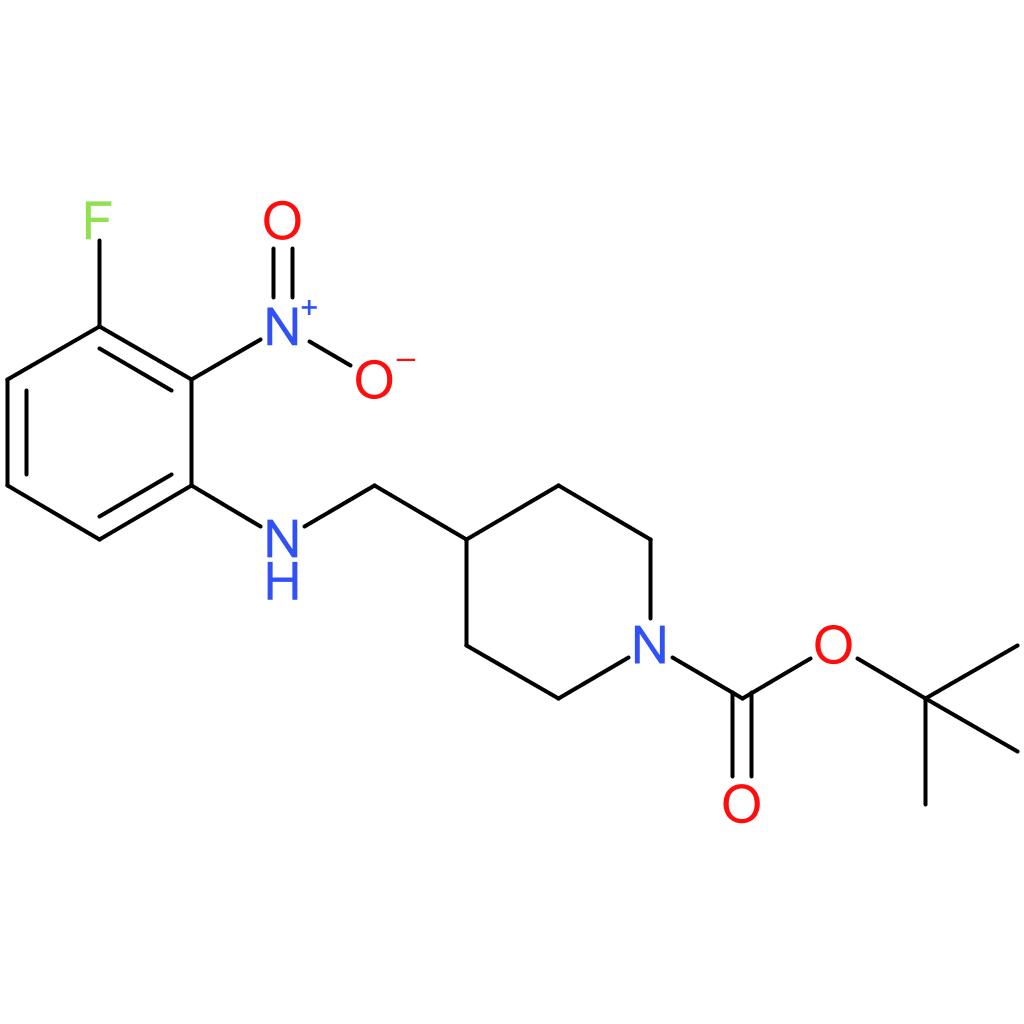 tert-Butyl 4-[(3-fluoro-2-nitrophenylamino)methyl]piperidine-1-carboxylate