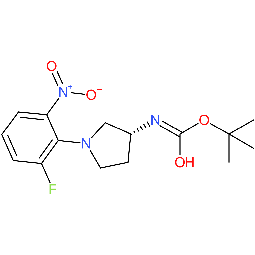 (R)-tert-Butyl 1-(2-fluoro-6-nitrophenyl)pyrrolidin-3-ylcarbamate
