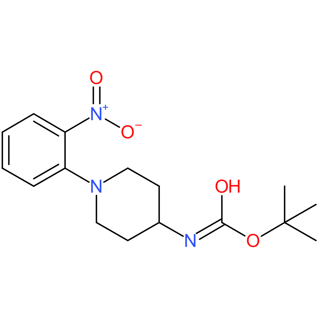 tert-Butyl 1-(2-nitrophenyl)piperidin-4-ylcarbamate